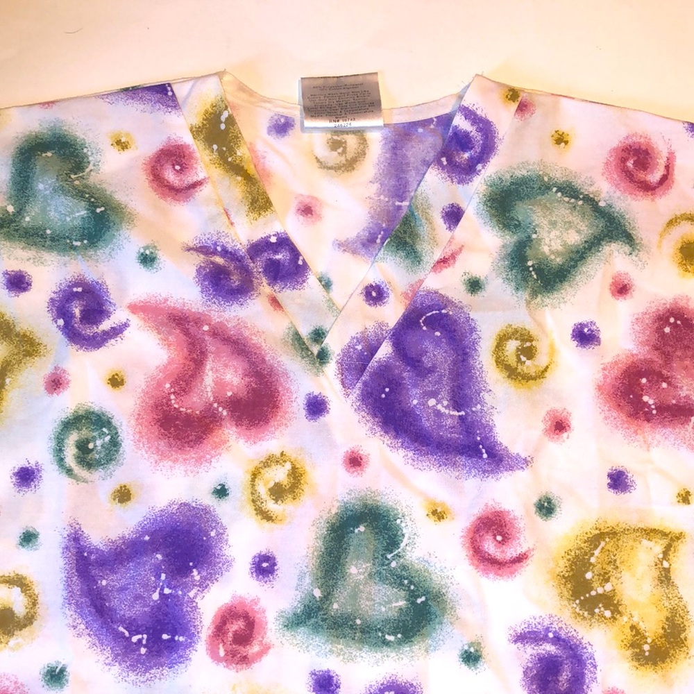 Fundementals Scrub Top Size Small